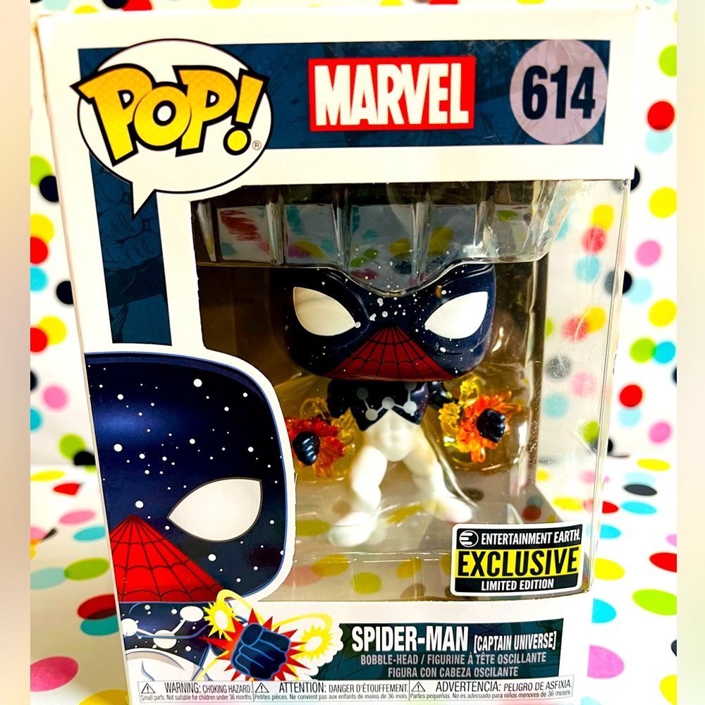 Funko Pop Marvel Spider-man (captain Universe) 614 Ent. Earth